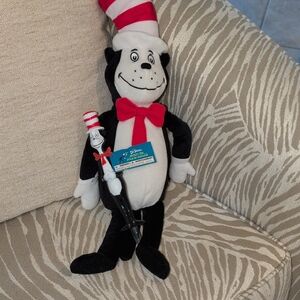 Dr. Seuss Cat in the Hat Stuffed Animal And Cat In The Hat Pen !
